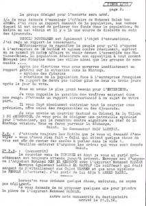 DOC FLN   A15-2  WILAYA 1 lettre di Cdt  El hadj Lakhder au cpt Amar   Achi chef mantika 1 du 21/09/1958