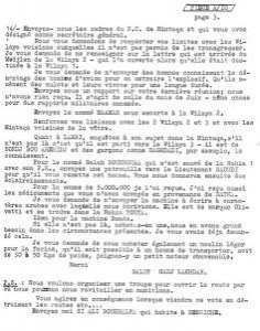 Document   FLN     A10-3  ORDONNANCE pour application AU Cdt El hadj Lakhder