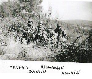 Les soldats...Parfait...Richard...Quintin  et Allain à Chélia Yabous