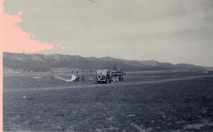 Récupération parachute vivres Bouhmama   Aurès