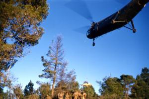 جبل خالد نقل الجرحى بالمروحية في عملية خالد