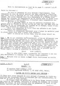 وثيقة افلان ا12-2 مدكرة خدمة من الحاج لخضر 5/9/1958