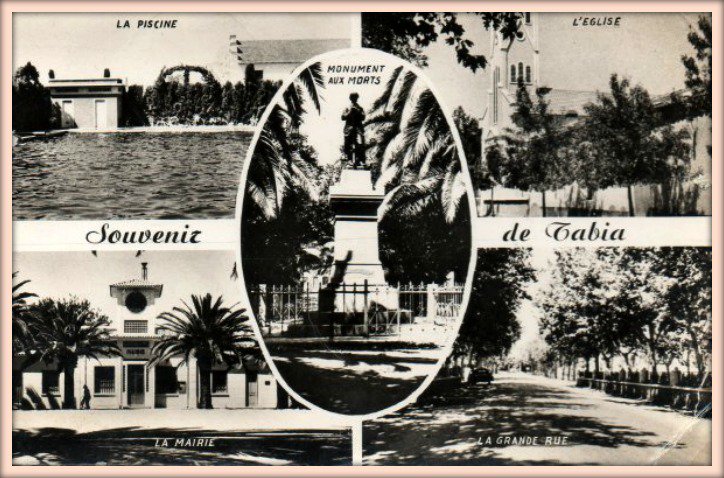 ANCIENNE CARTE POSTALE DE TABIA