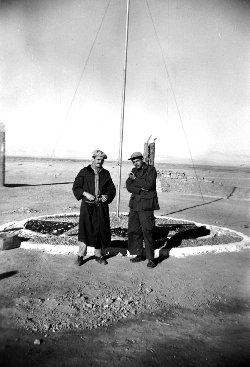 Le soldat Jean louis Banquet à droite à Yabous