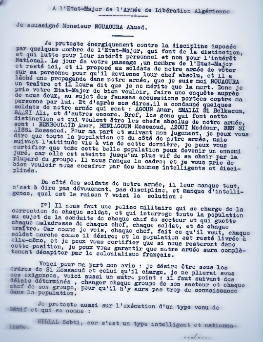 Un document de Ahmed Nouaouara Wilaya 1 les Aurès-01-