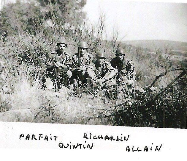 Les soldats...Parfait...Richard...Quintin  et Allain à Chélia Yabous