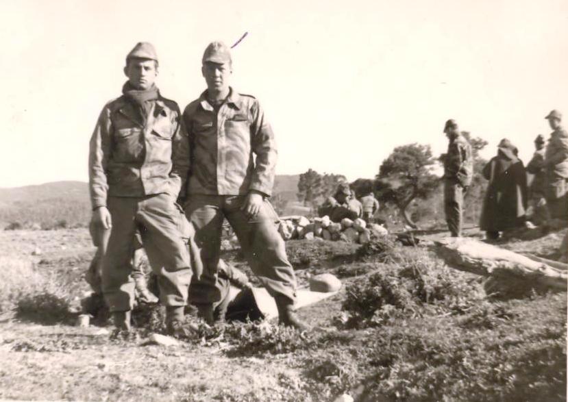 Droite Yvon Demigné - Maurice Hernaert à  Tamza   Khenchela