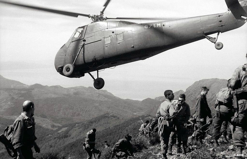 Opération à Bouhmama Khenchela du commando avec hélico