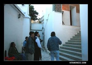 Cherif Aggoune en tournage à Sidi Boumediene