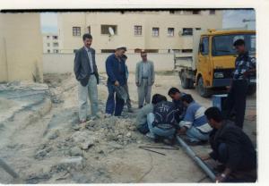 مشروع انجاز بئر بالمتقن الذي اشرف عليه