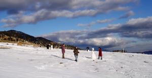 جبل شلية في فصل الشتاء
