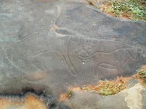 لوحة فنية من العصر البدائي