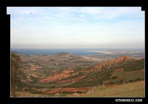 Ain El Turk vue des hauteurs de Boutlilis