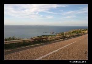 Les iles Habibas, vue à partir de Madagh