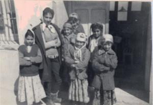 des écolières  école de yabous en 1960