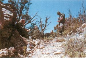des soldats français dans une opération à chélia.--1960---