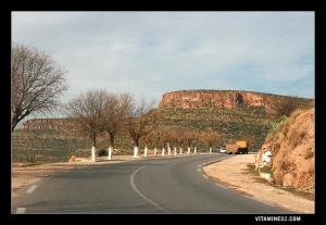 Route Nationale 22, de Tlemcen vers El Aricha passant par Sebdou