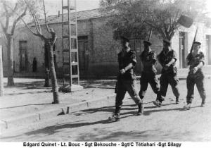 Edgard Quinet Lt Bouc Sgt Bebkouche Sgt/CTétiahari et le Sgt Silagy Kais Khenchela