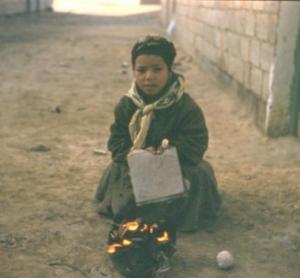 Petite fille du village d'Ain Mimoun Tamza Khenchela