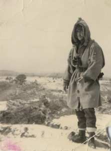 بوحمامة مكسوة بالثلوج بفصل الشتاء و حركي في الحراسة