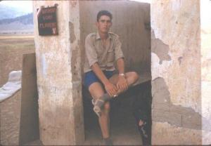 Vie au Commando Guérite de garde en face de la chambre Isabelle sur le piton à Aïn-Mimoun