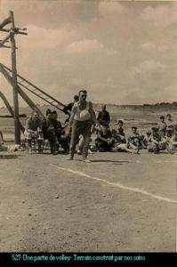 Le poste :Une mise en jeu au volley  Ain Mimoun