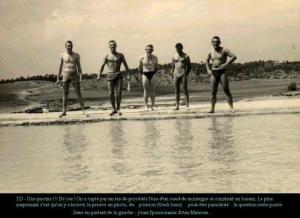 Le poste :La piscine conçue par les bidasses - Surprise d'y trouver des poissons venu d'un oued capté plus haut ? Ain Mimoun
