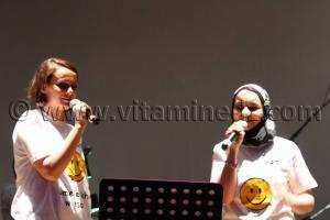 Lila Borsali et Meriem Benallal  Concert en faveur des enfants autistes organisé par des musiciens tlemceniens