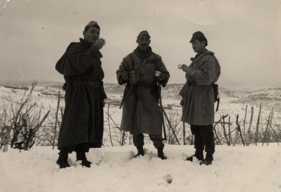 Le harki Bakkouche et le sgt jaquet Kais (edgard quinet ) Khenchela