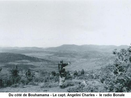 En patrouille de secteur de Bouhmama Le Cpt   Angilini Charles le radio bonale