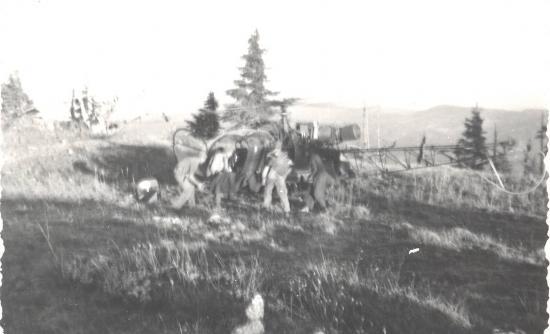 La vie au Commando Sergent AYMARD blessé au ventre sur le Djebel Faraoun Tamza