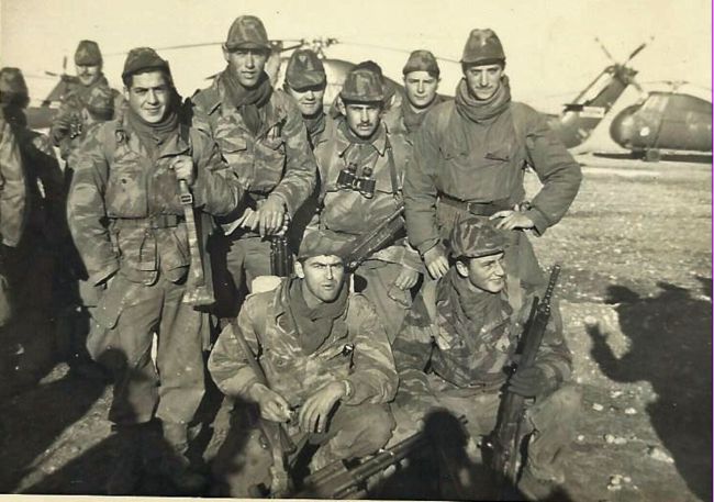 Royal Artillerie -1er Régiment d’Artillerie.  1er RA - commando de chasse V33. Bouhmama