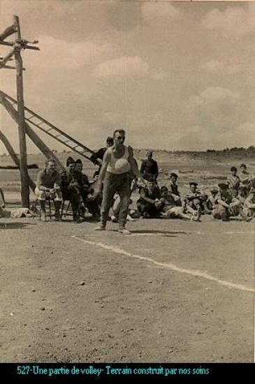 Le poste :Une mise en jeu au volley  Ain Mimoun