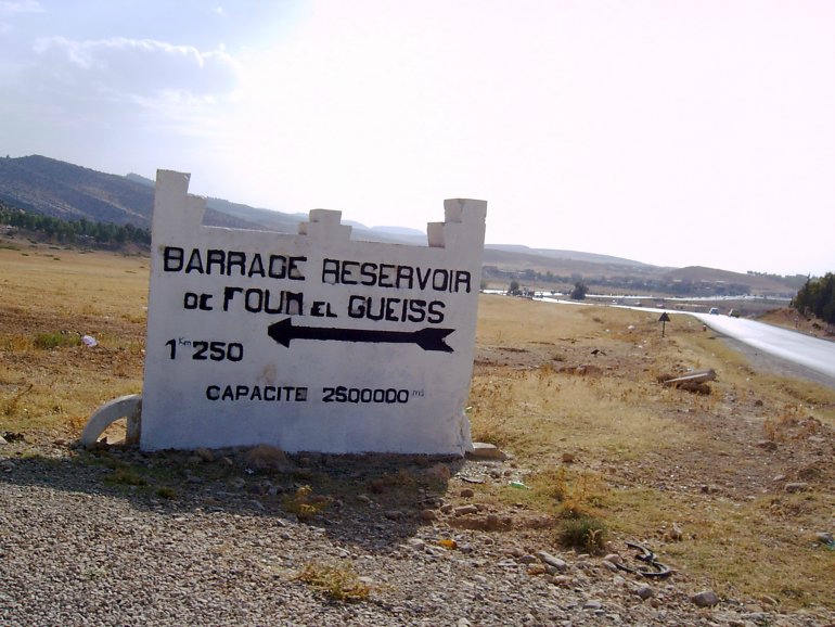 BARRAGE DE FOUM-EL-GUEISS  KAIS