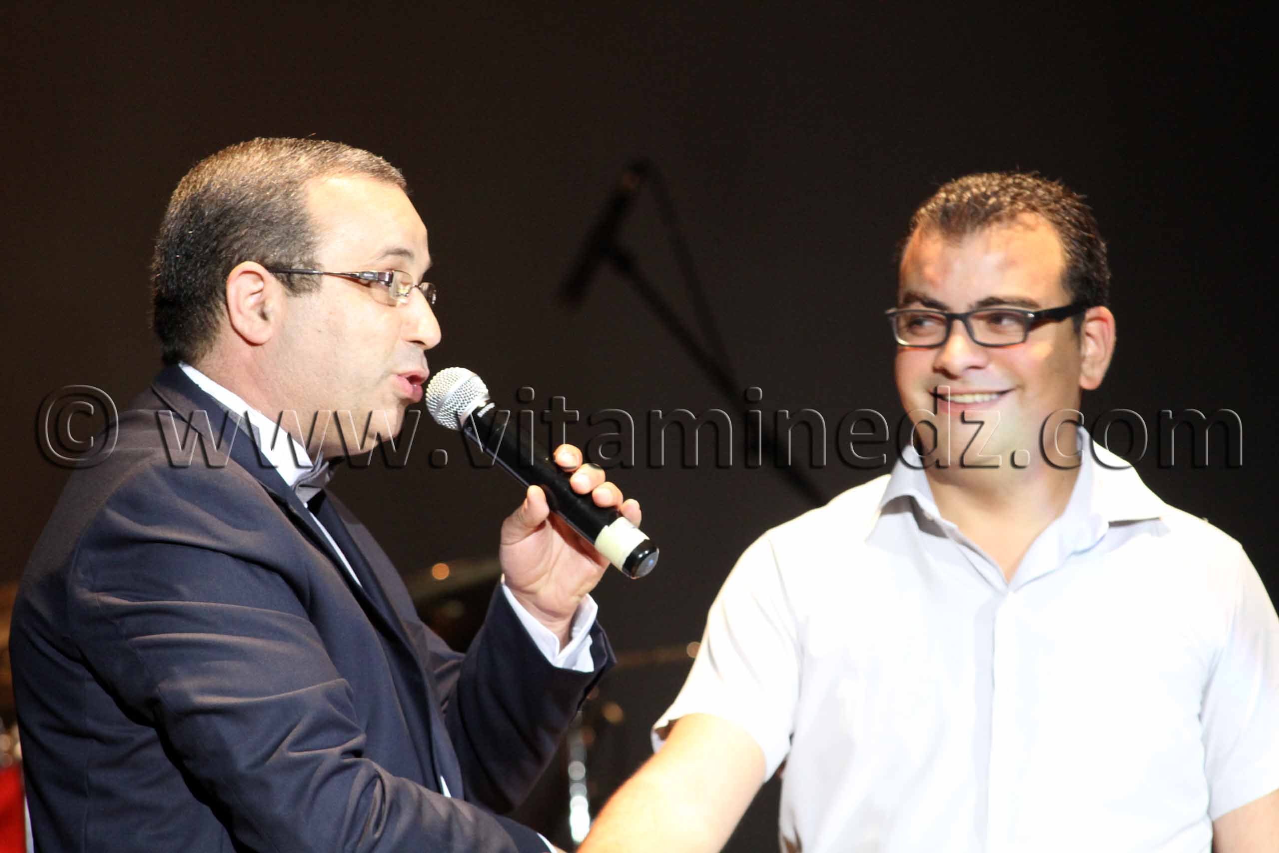 Hamid Taleb Bendiab et Khalil Baba Ahmed  Concert en faveur des enfants autistes organisé par des musiciens tlemceniens