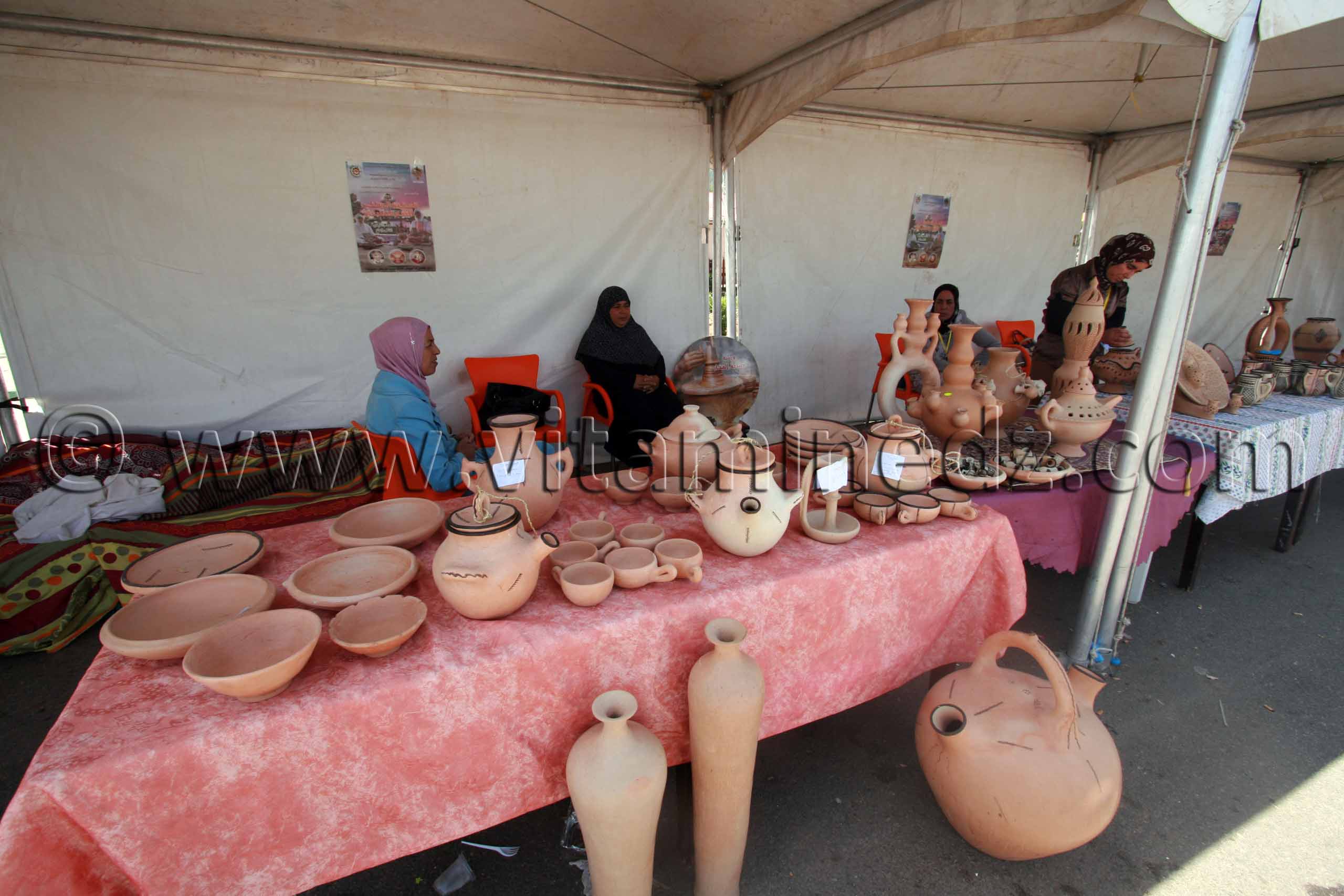 Poterie de Bider exposée à Tlemcen