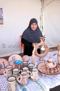 Poterie de Bider exposée à Tlemcen