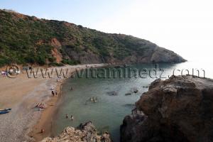 Plage de Ouardania, rive Ouest l\'accès y est difficile