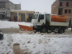 Le village de yabous plein de neige Décembre 2013