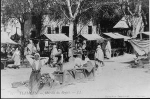 Photo Ancienne de Tlemcen  Le Souk