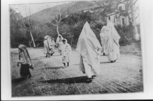 Photo Ancienne de Tlemcen  Femmes en Haïk