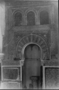 Photo Ancienne de Tlemcen  Mihrab Mosquée Sidi Bellahcene