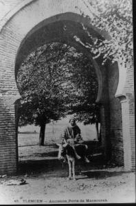 Photo Ancienne de Tlemcen  Porte de Mansourah, Bab El Khemis