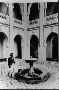 Photo Ancienne de Tlemcen  Interieur Mederssa