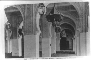 Photo Ancienne de Tlemcen  Sidi Boumediene interieur