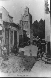 Photo Ancienne de Tlemcen  Rue des Orfèvres, Mosquée Sidi Bellahcene