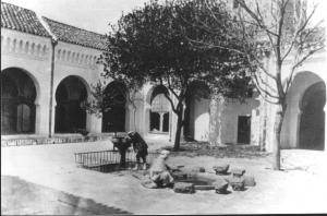 Photo Ancienne de Tlemcen  interieur Grande mosquée