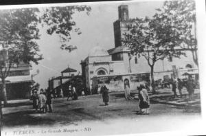 Photo Ancienne de Tlemcen  La Grande mosquée