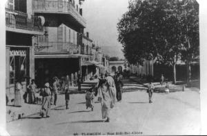 Photo Ancienne de Tlemcen  Rue Sidi Bel abbes