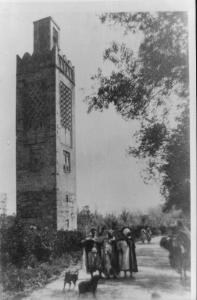 Photo Ancienne de Tlemcen  Minaret d\'Agadir